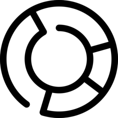 Pie Graph Tracing Svg Vector, Free Vectors File